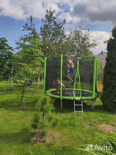 Батут с сеткой