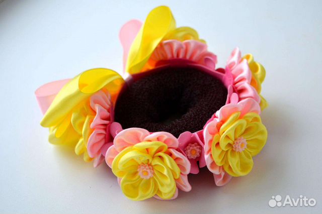 Резинка для волос на пучок, гульку