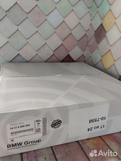 Диски тормозные BMW F86 E70 новые