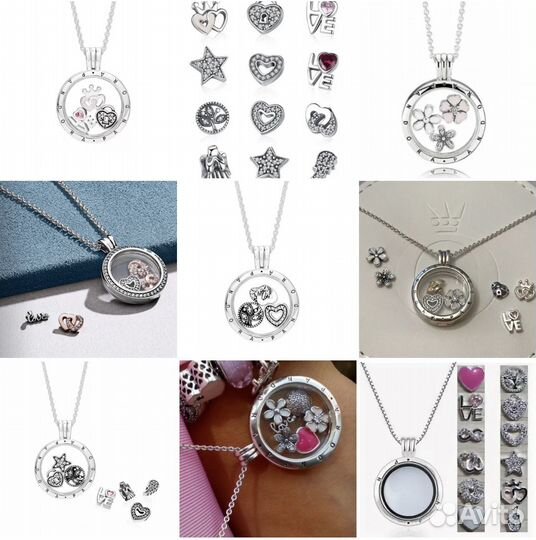 Петиты для кулонов, колец Пандора