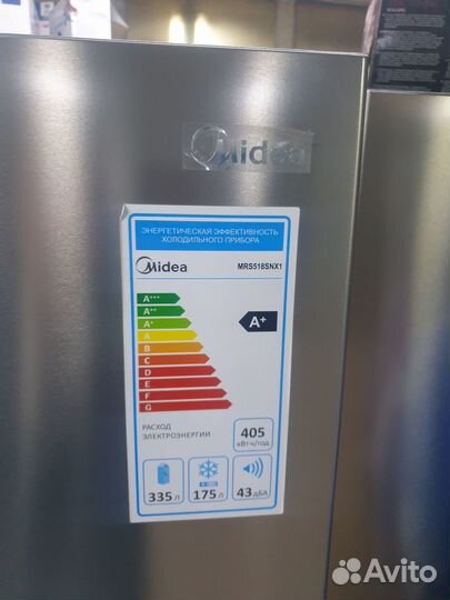 Новый холодильник Midea MRS518SNX1