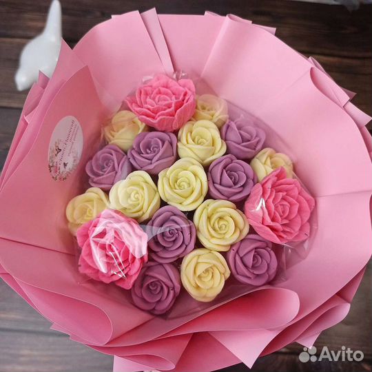 Шоколадные розы букет