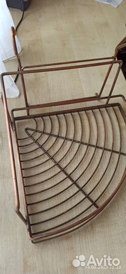 Полка на рейлинг, бронза