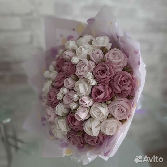 Съедобный букет из зефира