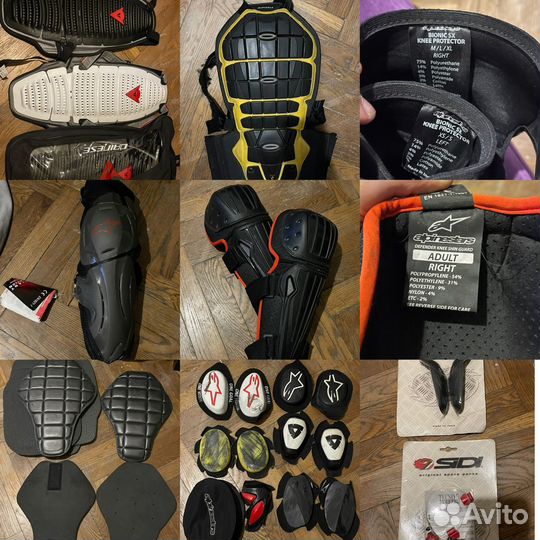 Защита спины dainese knox слайдеры на колени