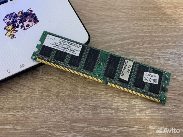 Оперативная память Nanya 512MB DDR 400MHz