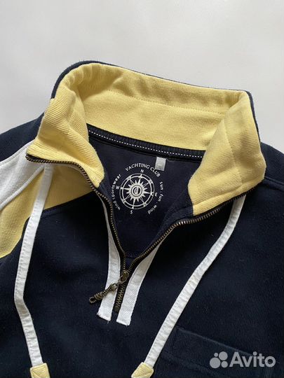 Винтажный свитер yachting club sportswear