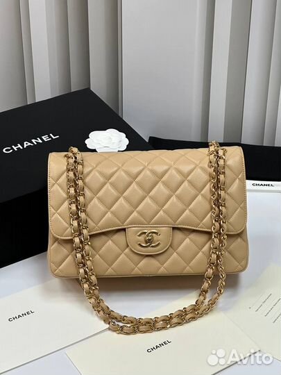 Сумка женская Chanel бежевая