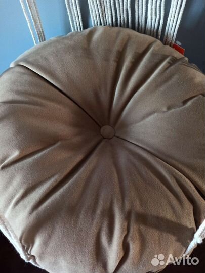 Подвесной гамак, лежанка с подушечкой. Макраме