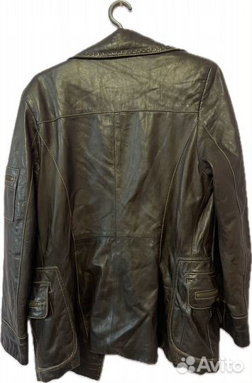 Кожаная куртка пиджак