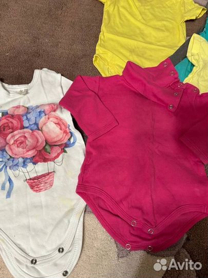 Пакет фирменных вещей на девочку 68 74
