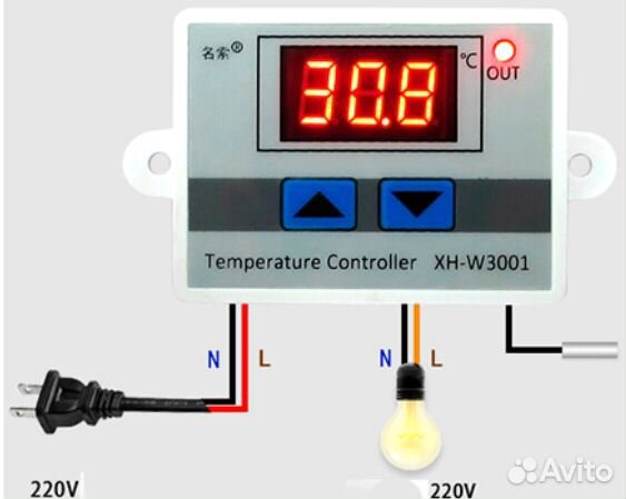 Терморегулятор XH W3001
