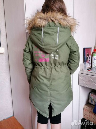 Парка для девочки 128 134