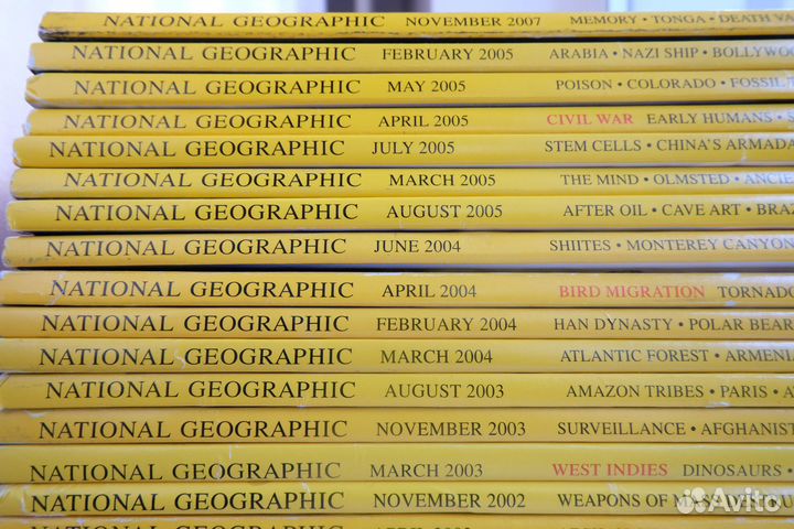 National Geographic на английском 2000-2007