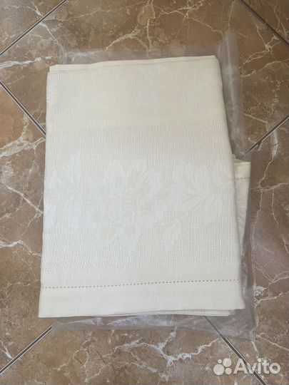 Скатерть салфетки новые лен Кострома