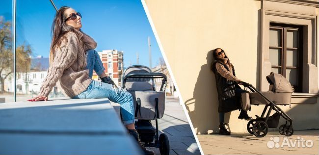 Детская коляска 2 в 1 Espiro Husky 2023