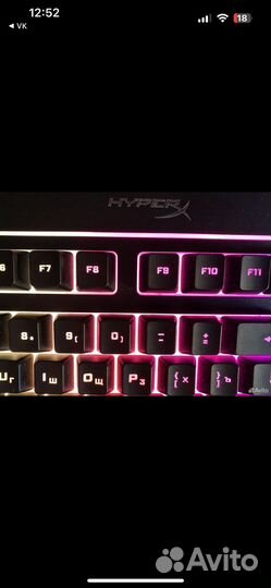 Клавиатура Hyper x alloy core rgb