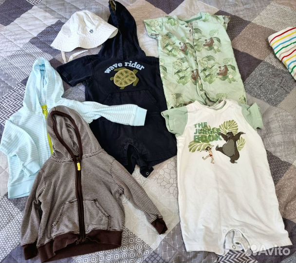 Фирменные вещи (HM, Carters, Mothercare), 74-80 см