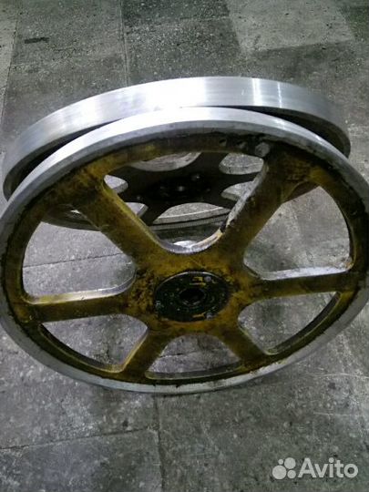 Проточка колес ленточной пилорамы