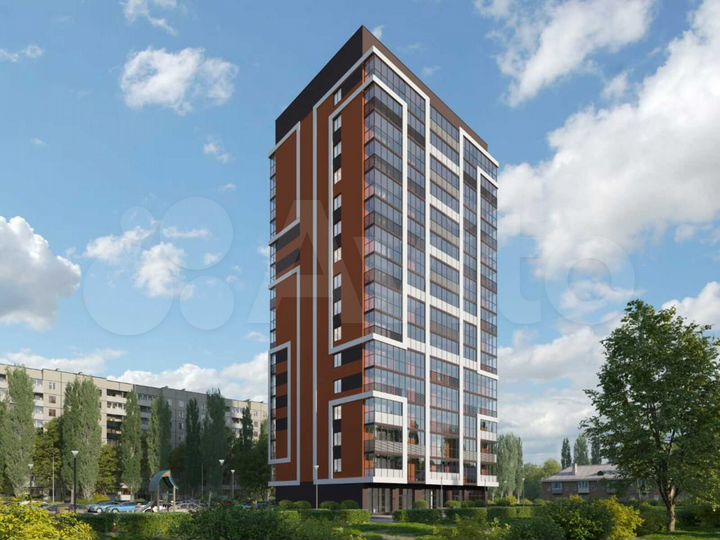 2-к. квартира, 65,1 м², 4/16 эт.