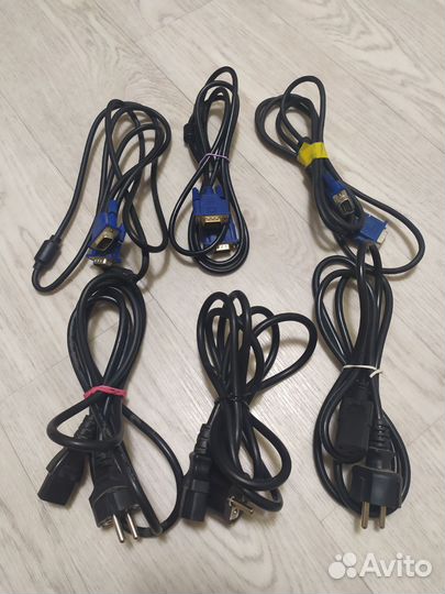 Провода SATA, molex - 6pin, vga, питания пк