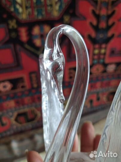 Лебедь хрусталь винтаж СССР