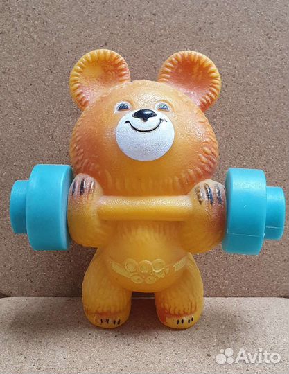 Олимпийский мишка Штанга штангист