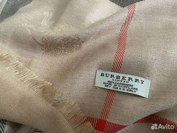 Платок из кашемира Burberry в конверте с пакетом