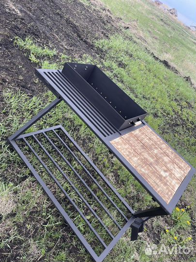 Мангал со столом loft