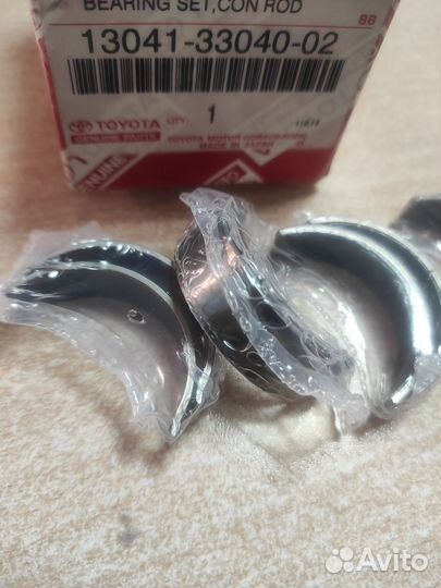 Вкладыши шатунные Toyota 1ND-TV Corolla Yaris