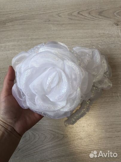 Банты белые в школу