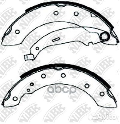 Колод. торм. бар. NiBK FN0602 FN0602 NiBK