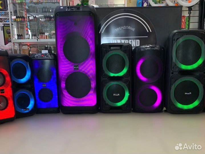 Портативные колонки Эльтроник и BT Speaker Новые