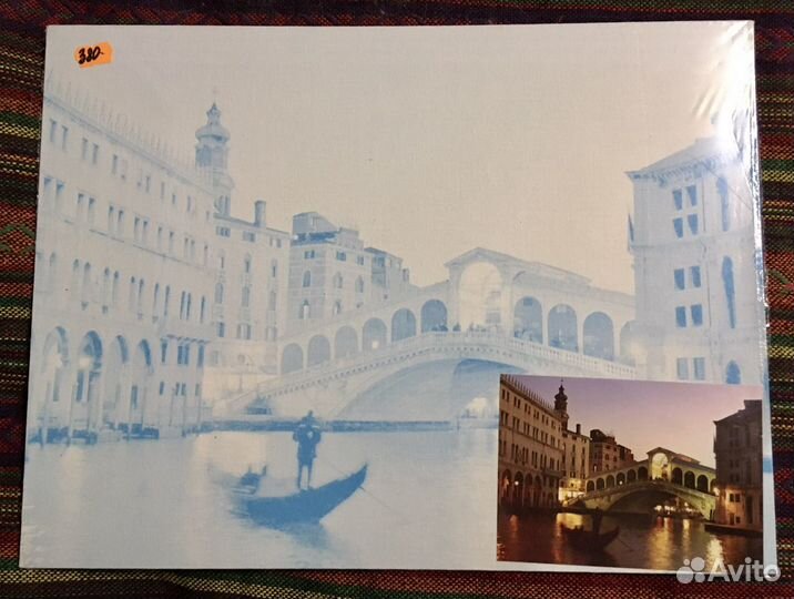 Холст для живописи с эскизом