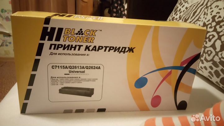 Картридж HI black toner принт картридж