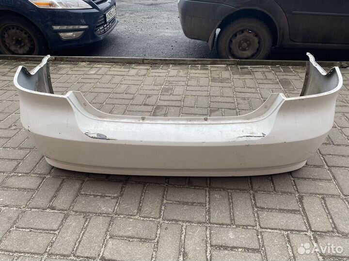 Задний бампер chevrolet aveo т250 седан