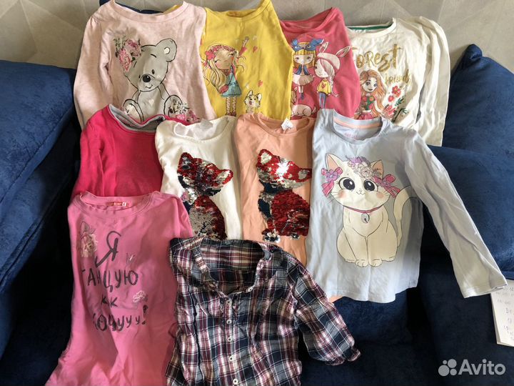 Вещи на девочку пакетом 104 размер