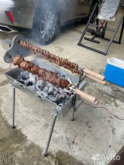 Мангал автоматический угольный