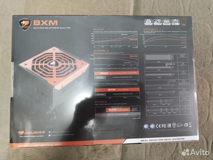 Блок питания cougar BXM 700W (новый)