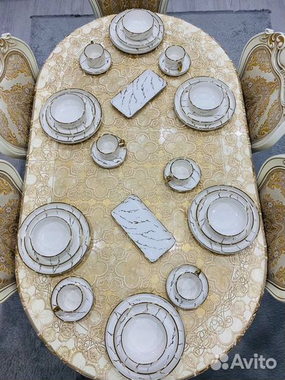 Набор столовой посуды на 6 персон фарфор