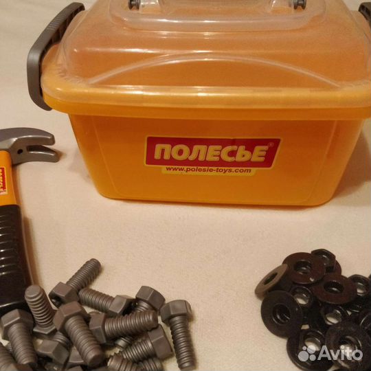 Ящик с инструментами Полесье (166 деталей) + Икея