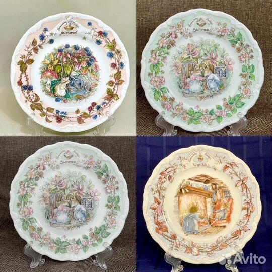 Тарелки ежевичная поляна