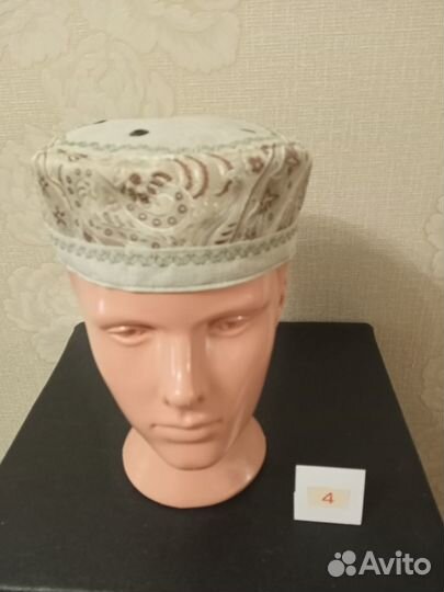 Африканская шапочка куфи, тюбетейка