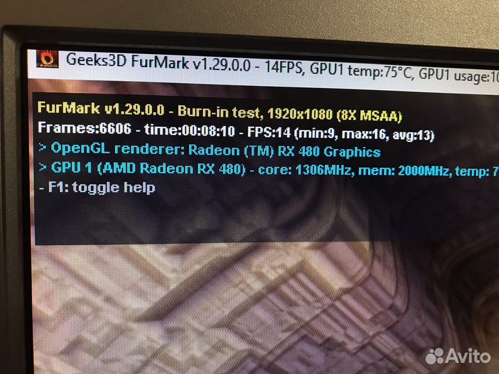 Видеокарта rx480 sapphire nitro+