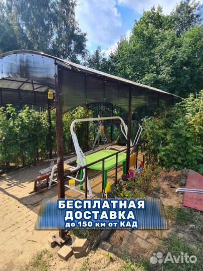 Беседка на дачу из поликарбоната