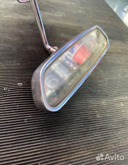 Зеркало Хром заднего вида салонное Волга газ-21