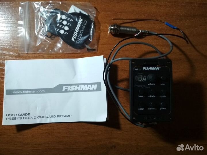 Звукосниматель Fishman Presys Blend, установка