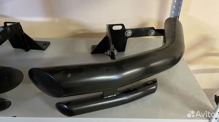 Защита заднего бампера Toyota Highlander(2014-2019