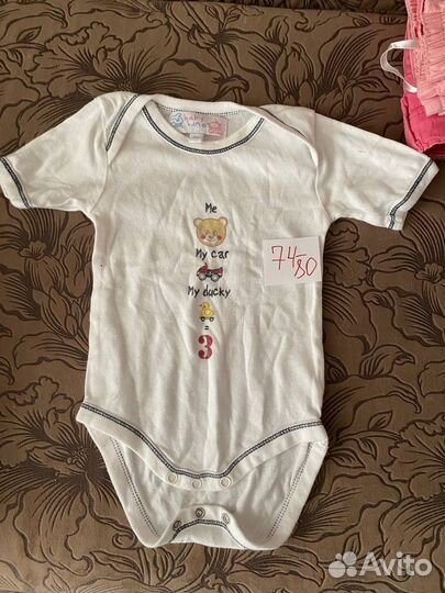 Пакет вещей на девочку 68-80