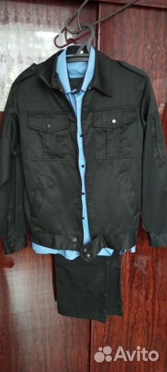 Форма охраны черная новая 46-48 р